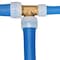Apollo Apollo Expansion PEX / Pex A 3/4 in. Expansion PEX in to X 1/2 in. D PEX Brass Tee EPXT341234 - alternate 2